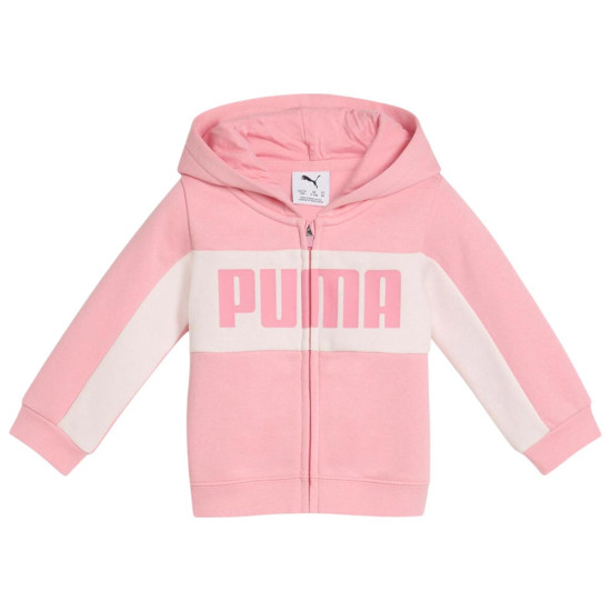 Puma Βρεφικές φόρμες σετ Minicats Essentials Block Hooded Full-Zip Fleece Set